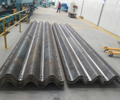 涵洞金屬波紋板成型機