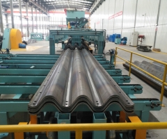 涵洞金屬波紋板成型機