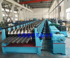 波紋膜板弧型波成型機