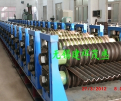 波紋膜板弧型波成型機